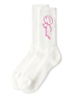 【SALE／30%OFF】X-girl PENCIL SCRIPT LOGO RIB SOCKS エックスガール アクセサリー・腕時計 その他のア…
