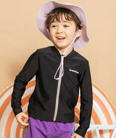 【SALE／15%OFF】branshes 【水着 / SWIM】長袖ラッシュガード ブランシェス 水着・スイムグッズ その他の水着・スイムグッズ ブラック