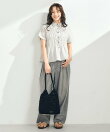 シャーリング半袖シャツ