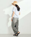 シャーリング半袖シャツ