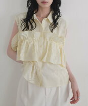 楽天市場】ノースリーブ ブラウス（カラーイエロー）（レディース 