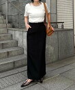 【累計1万枚突破/全骨格◎/低身長サイズ】マキシIラインスカート
