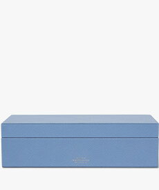 SMYTHSON Panama Large Box スマイソン ファッション雑貨 その他のファッション雑貨 ブルー【送料無料】