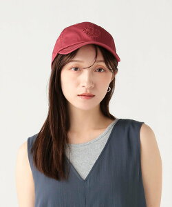 BEAMS HEART WOMEN �X�}�C�� ���S �L���b�v 26SS �r�[���X �n�[�g �X�q �L���b�v �x�[�W�� ���C�����b�h �z���C�g �u���b�N