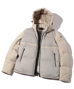 MEN'S BIGI �yDUNO/�f���m�z�_�E���u���]�� �����Y �r�M �W���P�b�g�E�A�E�^�[ �_�E���W���P�b�g�E�_�E���x�X�g �u���b�N �x�[�W�� �J�[�L�O���[���y���������z