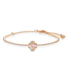 SWAROVSKI 【公式】【スワロフスキー】Una バングル, クローバー, ピンク スワロフスキー アクセサリー・腕時計 ブレスレット・バングル ピンク【送料無料】