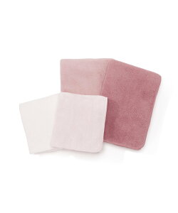 Francfranc マイクロファイバー フェイス&スリムバスタオルセット ピンク フランフラン インテリア・生活雑貨 タオル ピンク【送料無料】