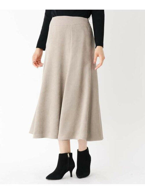 World Online Store フェイクスエードロングフレアスカート Rakuten Fashion 楽天ファッション 旧楽天ブランドアベニュー Bn6232