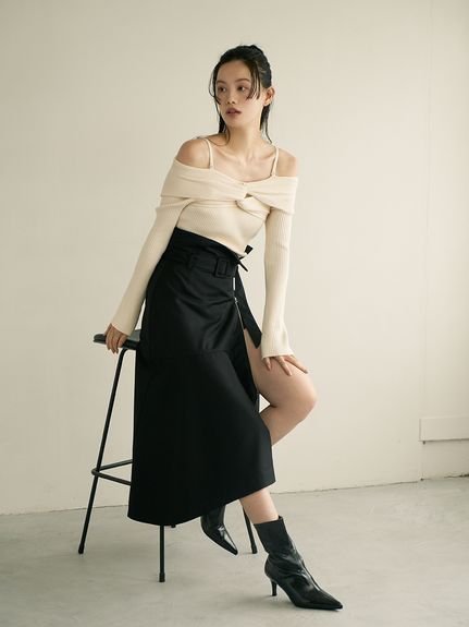 LILY BROWN｜ウエストデザインスカショーパン | Rakuten Fashion(楽天