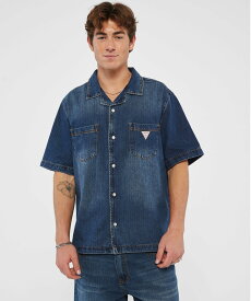 GUESS Originals GUESS デニム シャツ (M)GUESS Originals Denim Shirt ゲス トップス シャツ・ブラウス ブルー【送料無料】