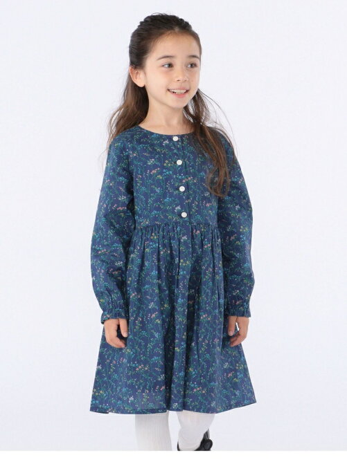 半額 Ships Kids リバティ ワンピース 100 130cm キッズワンピース Wetco Eg Com