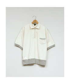 【SALE／50%OFF】Nigel Cabourn MAN / ジップアップトレーニングシャツ - バンピージャージー ナイジェル・ケーボン トップス カットソー・Tシャツ ネイビー ホワイト グレー【送料無料】