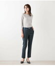 【L】TRストレッチツイル テーパードパンツ