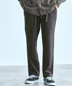 【SALE／40%OFF】UNITED ARROWS green label relaxing 【別注】＜Gramicci＞GLR ウールライク ナローテーパード パンツ ユナイテッドアローズ グリーンレーベルリラクシング パンツ その他のパンツ ブラック グレー【送料無料】