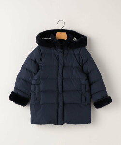 SHIPS KIDS SHIPS KIDS:100~130cm /<撥水/手洗い可能>ミディアム丈 リサイクル ダウン フーディー シップス ジャケット・アウター ダウンジャケット・ダウンベスト ピンク ネイビー【送料無料】