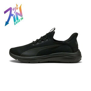 PUMA ���j�Z�b�N�X �\�t�g���C�h EXO �t���b�N�X �C�[�Y�C�� �����j���O�V���[�Y Softride Exo Flex Sliptech �v�[�} �V���[�Y�E�C �X�j�[�J�[ �u���b�N�y���������z