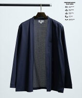ABAHOUSE LASTWORD 【接触冷感】メッシュ ボタンレス カーディガン アバハウス トップス カーディガン ブ…