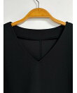Vネックトップス&スリットロングスカートセットアップ レディース セットアップ