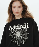 Mardi Mercredi SWEATSHIRT FLOWERMARDI マルディメクルディ トップス スウェット・トレーナー ホワイト …
