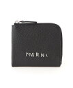 【SALE／30%OFF】MARNI メンディング ジップラウンドウォレット マルニ 財布・ポーチ・ケース 財布 ブラック ホワイト グリーン ブラウン【送料無料】
