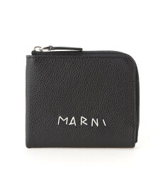 MARNI メンディング ジップラウンドウォレット マルニ 財布・ポーチ・ケース 財布 ブラック ホワイト グリーン ブラウン【送料無料】
