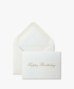 SMYTHSON Happy Birthday Gift Card 10 Card Set �X�}�C�\�� �C���e���A�E�����G�� �I�u�W�F�E�u���E�A�[�g �z���C�g