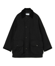 【SALE／40%OFF】TOMORROWLAND MEN コットンウールキャバリーツイル フィールドコート SONDRIO トゥモローランド ジャケット・アウター その他のジャケット・アウター ブラック ブラウン【送料無料】