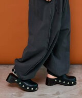 MAISON SPECIAL Volume Studded Wood Clogs メゾンスペシャル シューズ・靴 その他のシューズ・靴 ピンク…