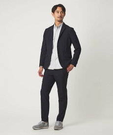 UNITED ARROWS green label relaxing 【WEB限定】JUST fit ドライポリエステル ナロー セットアップ -吸水速乾- ユナイテッドアローズ グリーンレーベルリラクシング ジャケット・アウター テーラードジャケット・ブレザー ブラック ネイビー グレー ブラウン グ【送料無料】