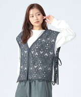 BEAMS HEART WOMEN レースベスト セットプルオーバー(セットアイテム) 26SS レディース 長袖 カットソー …