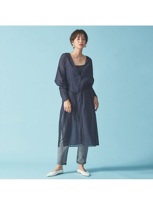 Rouge Vif La Cle コットン楊柳ガウンワンピース Rakuten Fashion 楽天ファッション 旧楽天ブランドアベニュー R53234