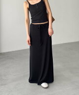 【SALE／20%OFF】SLEEK SLEEK リブロングスカート キャナルジーン スカート ロング・マキシスカート グレ…