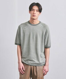 【SALE／70%OFF】UNITED ARROWS ボーダー ニット Tシャツ ユナイテッドアローズ アウトレット トップス ニット ネイビー グレー【送料無料】