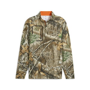 �ySALE�^30%OFF�zPUMA �����Y �S���t PUMA x REALTREE �N�H�[�^�[�W�b�v �g�b�v�X PUMA X REALTREE 1/4 Zip �v�[�} �X�|�[�c�E�A�E�g�h�A�p�i ���̑��̃X�|�[�c�E�A�E�g�h�A�p�i�y���������z