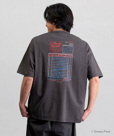 【SALE／30%OFF】FREAK'S STORE 【TOY STORY/トイ・ストーリー】 別注 ビッグシルエット バックプリント クルーネックTシャツ/Pizza Planet 【限定展開】 フリークスストア トップス カットソー・Tシャツ ホワイト グレー ネイビー ブラック