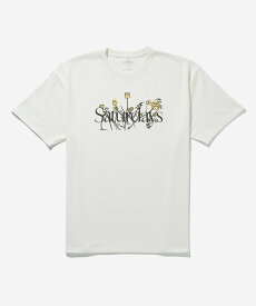 【SALE／50%OFF】Saturdays NYC Saturdays Summer Floral Relaxed Tee サタデーズ　ニューヨークシティ トップス カットソー・Tシャツ ホワイト ネイビー