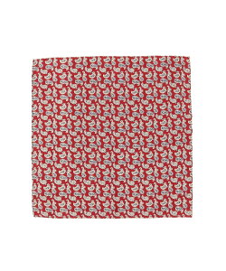 BEAMS PLUS Pocket Chief Silk Hopsack Paisley Print �r�[���X ���� �t�@�b�V�����G�� �X�J�[�t�E�o���_�i �u���[ ���b�h �O���[���y���������z