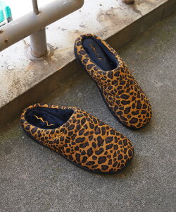 MANASTASH MANASTASH/�}�i�X�^�b�V��/SUBU x MANASTASH SANDAL LEOPARD �}�i�X�^�b�V�� �V���[�Y�E�C �T���_�� �u���b�N �u���E���y���������z