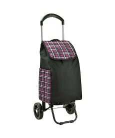 BACKYARD FAMILY VALENTINO VISCANI ショッピングカート 32L ローラ バッグ エコバッグ・サブバッグ グレー パープル【送料無料】