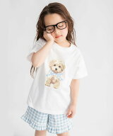 【SALE／35%OFF】branshes 【WEB限定/DRC】ギンガムフリル半袖パジャマ ブランシェス インナー・ルームウ…