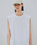 LAKOLE ベーシックノースリーブ ラコレ トップス ノースリーブ・タンクトップ ブラック ホワイト
