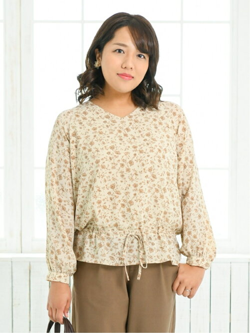 Lapocia ウエストキュッ シフォンブラウス Rakuten Fashion 楽天ファッション 旧楽天ブランドアベニュー Bn5237