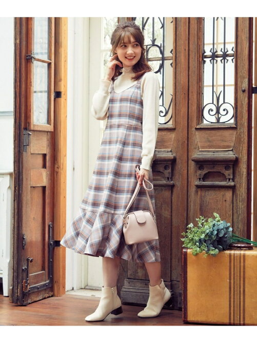 Feroux 洗える ウィンターカラーチェック ワンピース Rakuten Fashion 楽天ファッション 旧楽天ブランドアベニュー Bv7237