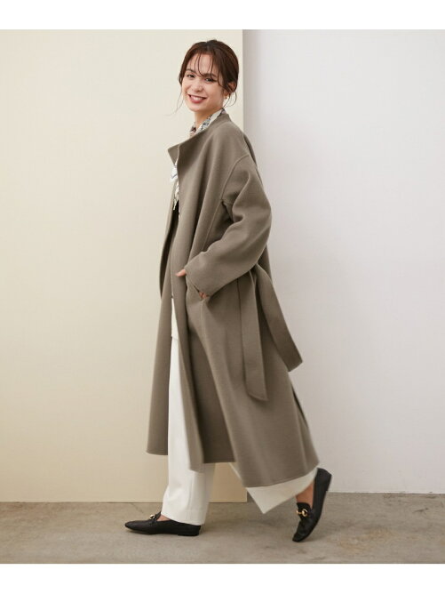 Rope Web限定 ダブルフェイスリバーパネルセミフレアラップコート Rakuten Fashion 楽天ファッション 旧楽天ブランドアベニュー Dv4237