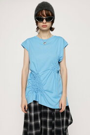 【SALE／20%OFF】SLY SHIRRING LOOSE N/S トップス スライ トップス ノースリーブ・タンクトップ ホワイト ブラック【送料無料】