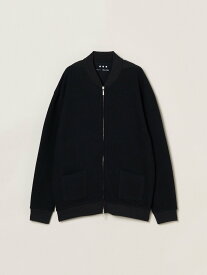 three dots Men's woolmix pileface zip-shirt スリードッツ トップス シャツ・ブラウス グレー ブラック【送料無料】