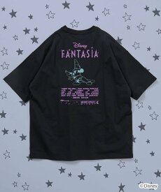 【SALE／21%OFF】FREAK'S STORE DISNEY/ディズニー『ファンタジア』/ミッキーマウス /バックプリント クルーネックTシャツ 【限定展開】 フリークスストア トップス カットソー・Tシャツ ピンク ネイビー ホワイト グレー ブラック