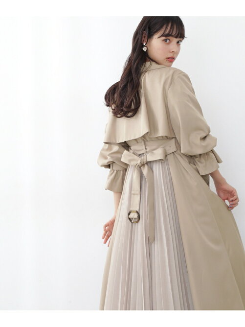 Jill By Jillstuart バックプリーツドレストレンチ Rakuten Fashion 楽天ファッション 旧楽天ブランドアベニュー Cc3238