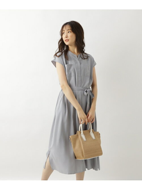 Natural Beauty Basic ダブルポケットシャツワンピース Rakuten Fashion 楽天ファッション 旧楽天ブランドアベニュー De38