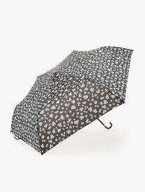 Afternoon Tea LIVING フラワー柄折りたたみ傘 雨傘 アフタヌーンティー・リビング ファッション雑貨 その他のファッション雑貨 イエロー グリーン ブラック